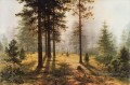Nebel in der Wald klassische Landschaft Ivan Ivanovich Bäume